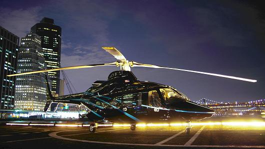 United Airlines lance un service de transferts par hélicoptère Manhattan-Newark United Airlines lance un service de transferts par hélicoptère Manhattan-Newark