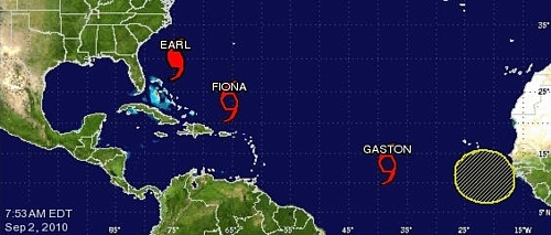 Évacuations en Caroline du Nord à l'approche de l'ouragan Earl 