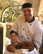 Le sous-chef de notre wagon, Travis Olfers.