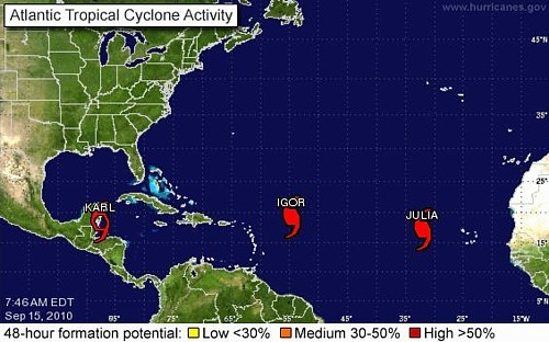 Crédit Image: National Hurricane Center Crédit Image: National Hurricane Center