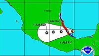 L'ouragan majeur Karl menace la région de Veracruz   L'ouragan majeur Karl menace la région de Veracruz