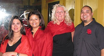 Le comité d'accueil de Canandès Le comité d'accueil de Canandès