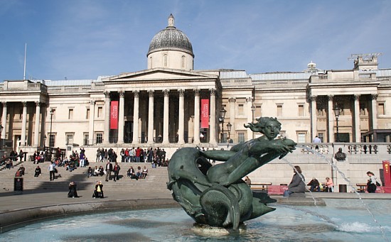 Plusieurs des grands musées londoniens (comme ici,the National Gallery) sont accessibles gratuitement. Plusieurs des grands musées londoniens (comme ici,the National Gallery) sont accessibles gratuitement.