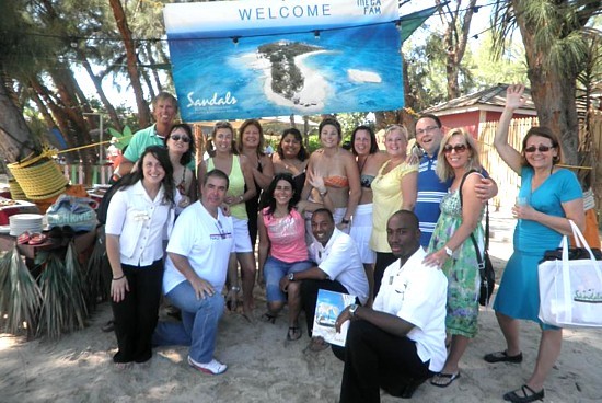 Mega fam tour de Sandals: arrêt sur image Mega fam tour de Sandals: arrêt sur image