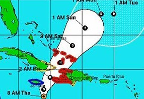 La tempête tropicale Tomas reprend vigueur et menace plusieurs destinations