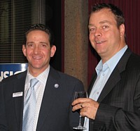 Cris David, président de Insight Vacations et Benoît Pichette, directeur général du Groupe Atrium Cris David, président de Insight Vacations et Benoît Pichette, directeur général du Groupe Atrium