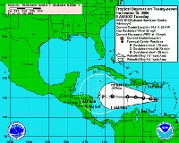 Caraïbes: la dépression tropicale 27 arrose les Antilles