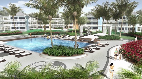 Vue d'artiste du futur centre résidentiel Vue d'artiste du futur centre résidentiel