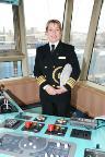 Le commandant Inger Klein Olsen de la Cunard