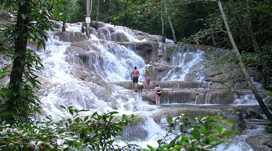 Les chutes de Dunn's River à Ocho Rios Les chutes de Dunn's River à Ocho Rios
