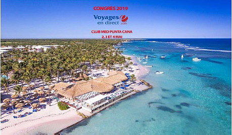 Voyages en Direct tiendra son congrès 2019 au Club Med Punta Cana