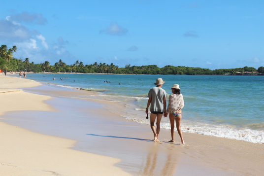 La plage des Salines est considérée comme l’une des plus belles