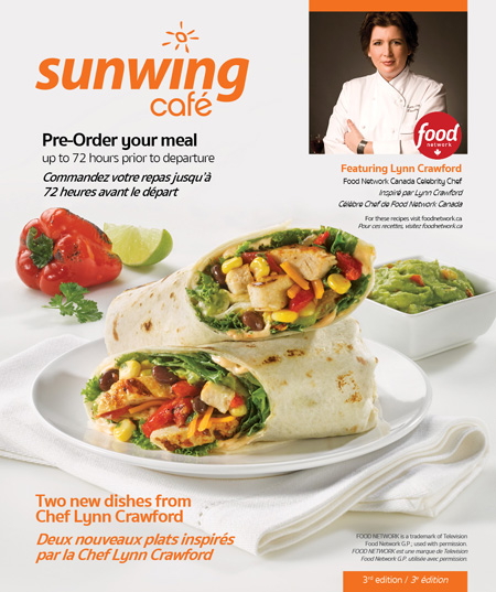 La Chef Lynn Crawford est de retour à bord de Sunwing Airlines avec deux nouveaux plats et le lancement d’un nouveau concours passionnant