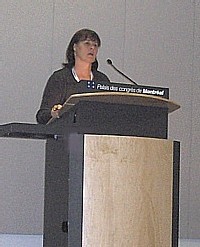 Christiane Théberge VP affaires publiques de l'ACTA (photo d'archives)