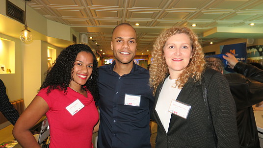Ingrid Labeau du CMT; Youri Forestal du Consulat de France et Mélanie Paul-Hus, directrice Canada d'Atout France Ingrid Labeau du CMT; Youri Forestal du Consulat de France et Mélanie Paul-Hus, directrice Canada d'Atout France