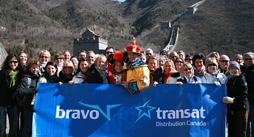 Transat Distribution Canada :Un séjour mémorable en Chine pour les gagnants du Club Excellence Bravo