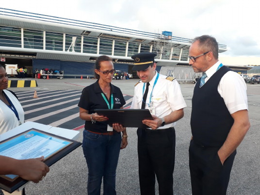 Air Transat célèbre son retour vers l’île de Saint-Martin