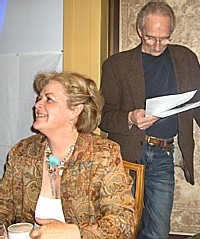 Colette Parayre VP de Tours Chanteclerc et Bruce Stuchberry de Allo Pacific Colette Parayre VP de Tours Chanteclerc et Bruce Stuchberry de Allo Pacific