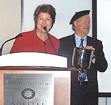 Mme Jacqueline Dilmann Faure, Directrice Générale de Maison de la France et Denis Codère