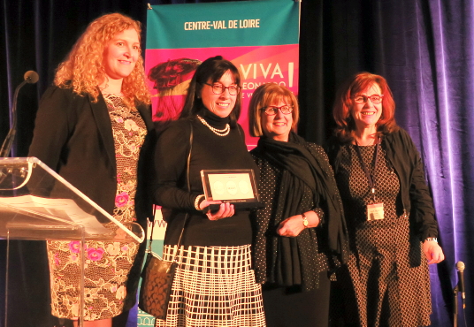 Mélanie Paul-Hus, directrice Canada d'Atout France; Angelina Miconiatis, directrice principale produits voyages de CAA Québec; Danny Roussel, directrice groupes et produits touristiques de Voyages CAA Québec et Marie-Andrée Boucher, responsable presse d' Atout France au Canada. Mélanie Paul-Hus, directrice Canada d'Atout France; Angelina Miconiatis, directrice principale produits voyages de CAA Québec; Danny Roussel, directrice groupes et produits touristiques de Voyages CAA Québec et Marie-Andrée Boucher, responsable presse d' Atout France au Canada.