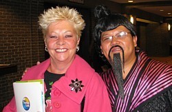 Manon Blouin v-p Travel Only et Ray Tangko représentant Vacances Sunquest Manon Blouin v-p Travel Only et Ray Tangko représentant Vacances Sunquest