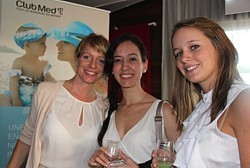 Jacinda Lawry, directrice des groupes, en compagnie de Christine Lacaze et de Camille Lajous, de l'équipe du marketing Jacinda Lawry, directrice des groupes, en compagnie de Christine Lacaze et de Camille Lajous, de l'équipe du marketing