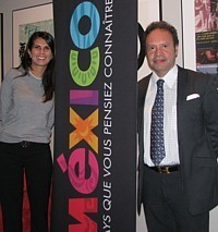 Fernanda Rosas dir. adj. et Manuel Montelongo dir.gen. du Conseil de promotion du tourisme du Mexique Fernanda Rosas dir. adj. et Manuel Montelongo dir.gen. du Conseil de promotion du tourisme du Mexique