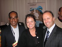 Éric Coppet, du Groupe Monplaisir ; Marylène Lupien et Guy Archambault de Club Med Éric Coppet, du Groupe Monplaisir ; Marylène Lupien et Guy Archambault de Club Med
