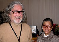 Le directeur général du Caryou Hôtel & Spa, Jean-Noël Laviale et son épouse.