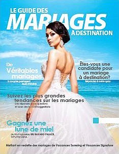 Le Groupe de Voyages Sunwing lance son tout nouveau 'Guide de mariages à destination' Le Groupe de Voyages Sunwing lance son tout nouveau 'Guide de mariages à destination'
