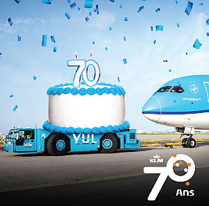 KLM souligne ses 70 années de présence à Montréal KLM souligne ses 70 années de présence à Montréal
