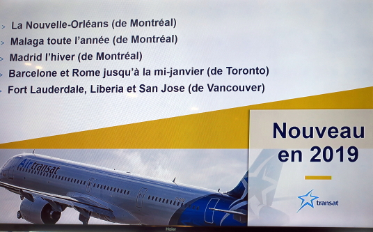 Transat lance sa saison hiver 2019-2020 Transat lance sa saison hiver 2019-2020