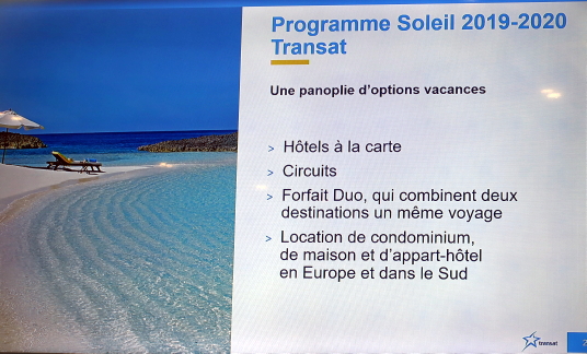 Transat lance sa saison hiver 2019-2020