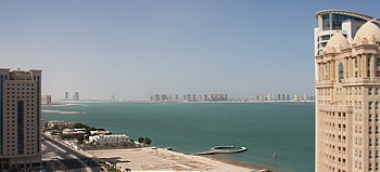 Doha, vue des suites du Four Seasons.