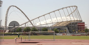 le stade Khalifa.