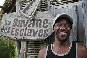 Gilbert Larose, de la Savane des Esclaves. Gilbert Larose, de la Savane des Esclaves.