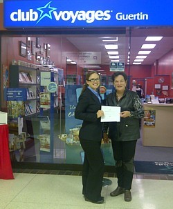 Vacances Transat, Nolitours et Melia Las Americas font une heureuse gagnante Vacances Transat, Nolitours et Melia Las Americas font une heureuse gagnante