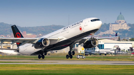 Les cinq vols hebdomadaires assurés par un A330-300 d’Airbus proposant la classe Signature, la cabine Économique Privilège et la classe économique. (Groupe CNW/Air Canada)