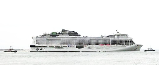 Première sortie en mer pour le MSC Grandiosa