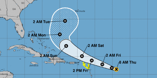Une dépression tropicale évolue dans l'Atlantique Une dépression tropicale évolue dans l'Atlantique