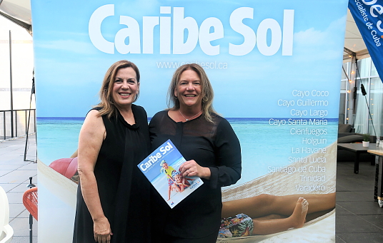 Carmen Casal Sanchez, directrice section tourisme du Consulat cubain à Montréal.et Danielle Frappier directrice des ventes de Caribe Sol