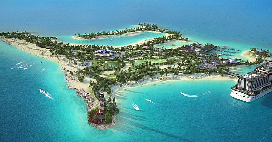 L'île privée de MSC -  Ocean Cay - sera inaugurée le 9 novembre