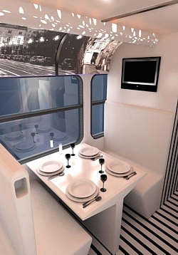 Le tramway gourmand (photo OPT) Le tramway gourmand (photo OPT)