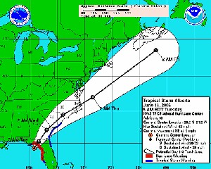 20.000 évacuations en Floride à l'approche d'Alberto