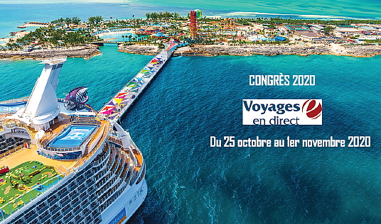 Voyages en Direct tiendra son congrès 2020 à bord de l’Oasis of the Seas