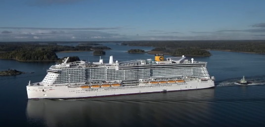 Costa prend livraison du Smeralda  Costa prend livraison du Smeralda