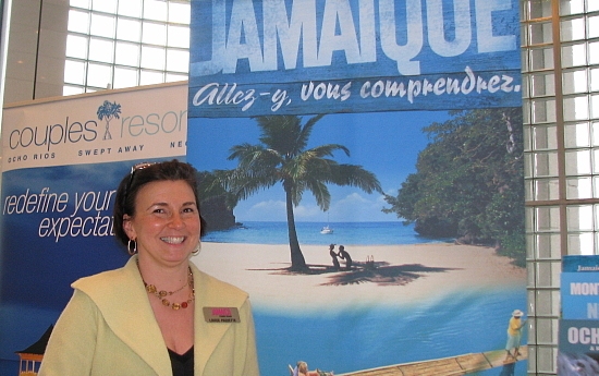 Louise Paquette, reponsable Québec du Bureau de tourisme de la Jamaïque Louise Paquette, reponsable Québec du Bureau de tourisme de la Jamaïque