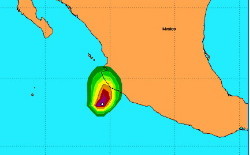 L'ouragan Bud faiblit en approchant de la côte pacifique du Mexique L'ouragan Bud faiblit en approchant de la côte pacifique du Mexique