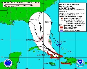 Évacuations à Cuba et dans les Keys à l'approche d'Ernesto redevenu tempête tropicale