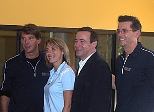 Yves Lalumière, VP exploitation, Louise Fecteau, Directeur Régional, Philippe Sureau, Président et Peter Ouellette, VP Marketing et Développement des affaires de TDC